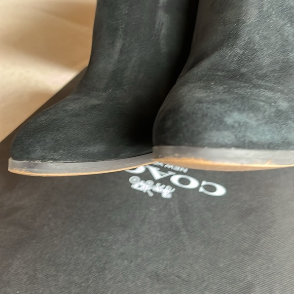 Coach Jenna Suede Booties 7.5 M - Picture 6 of 7